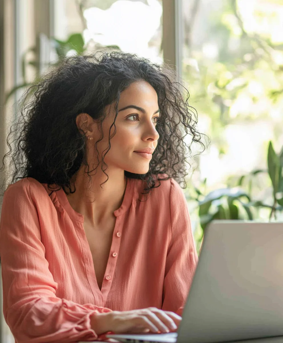 Financial planning with calculator and documents